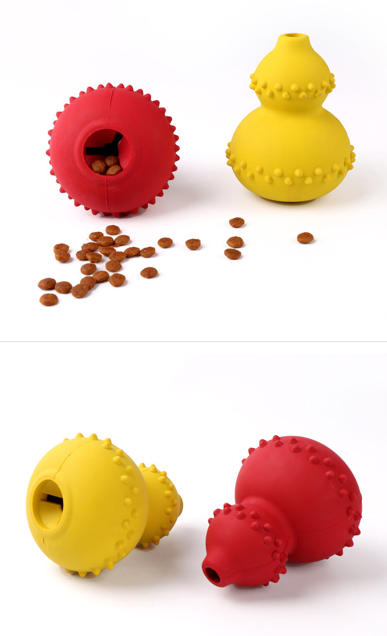 Natural Rubber Pet Toy for Biting and Teeth Grinding