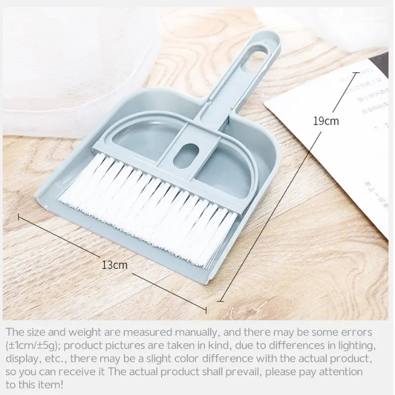 Mini Desktop Broom and Dustpan Set for Cleaning (Colour Variants)