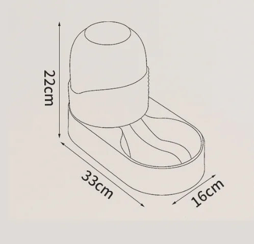 Modern Design Automatic Pet Feeder for Dogs and Cats