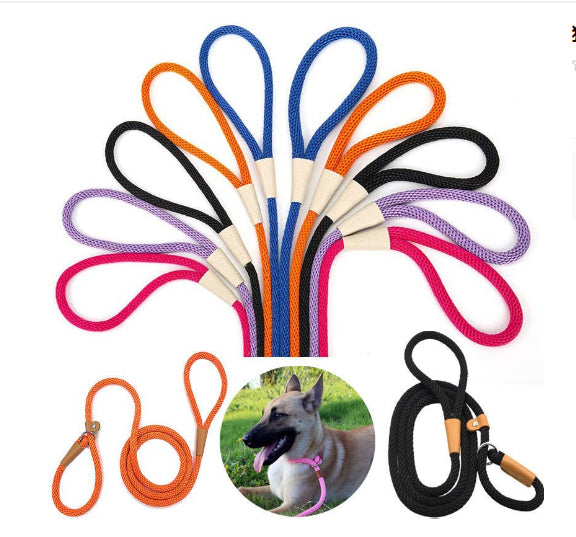 Nylon Dog Training Leash (Single Piece)