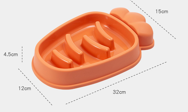 Tigela de alimentação lenta para cães grandes - Design anti-engasgo
