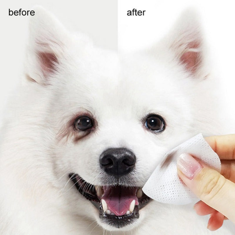 Pet Eye Cleaning Wipes (120 Pieces Non-Woven)