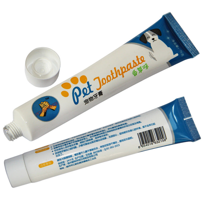 Pet Toothpaste Set for Dogs and Cats - Oral Care Supplies