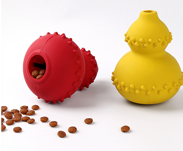 Natural Rubber Pet Toy for Biting and Teeth Grinding