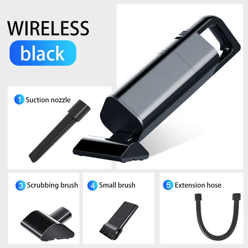 Wireless Rechargeable Handheld Vacuum Cleaner 120W