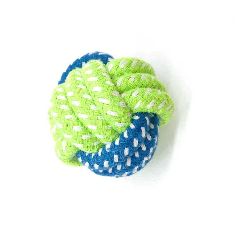 Pet Cotton Rope Dog Toy Set - Bite Resistant Design