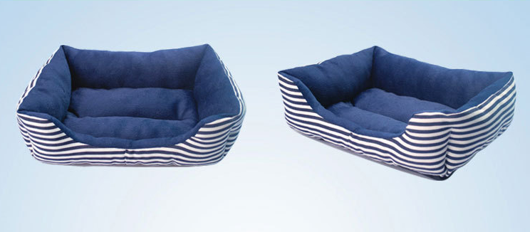 Luxury Retro Square Pet Bed and Sofa for Dogs (Colour & Size Variants)