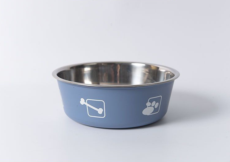 Stainless Steel Durable Pet Food Bowl (Design Variants)
