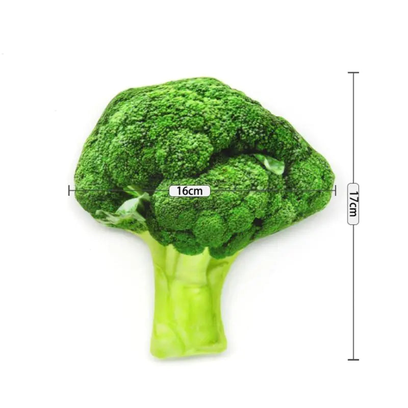 Plush Pet Toy - Realistic Vegetables and Drumsticks for Dogs and Cats
