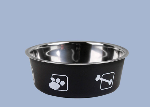 Stainless Steel Durable Pet Food Bowl (Design Variants)