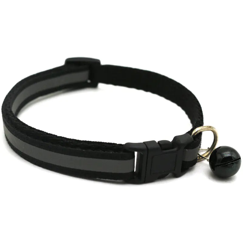 Reflective Bell Cat Collar for Pets (Adjustable)