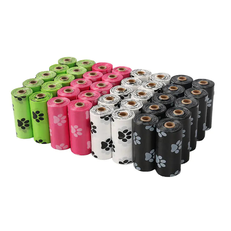 Sacos biodegradáveis para cocó de cão (variações de cor e quantidade)