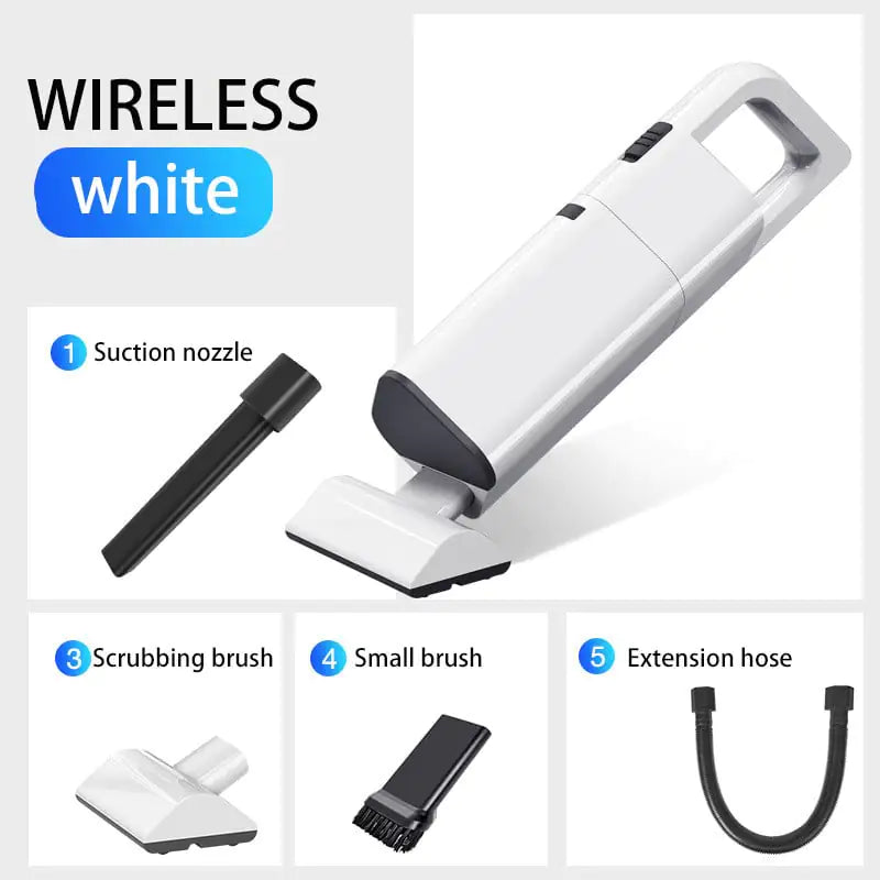 Wireless Rechargeable Handheld Vacuum Cleaner 120W