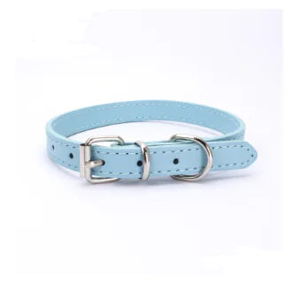 Cat and Dog Collar with Leash (PU Material)