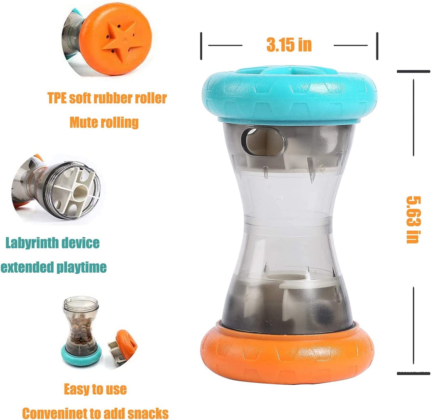 Pet Food Leakage Toy - Bite Resistant Ball for Dogs and Cats