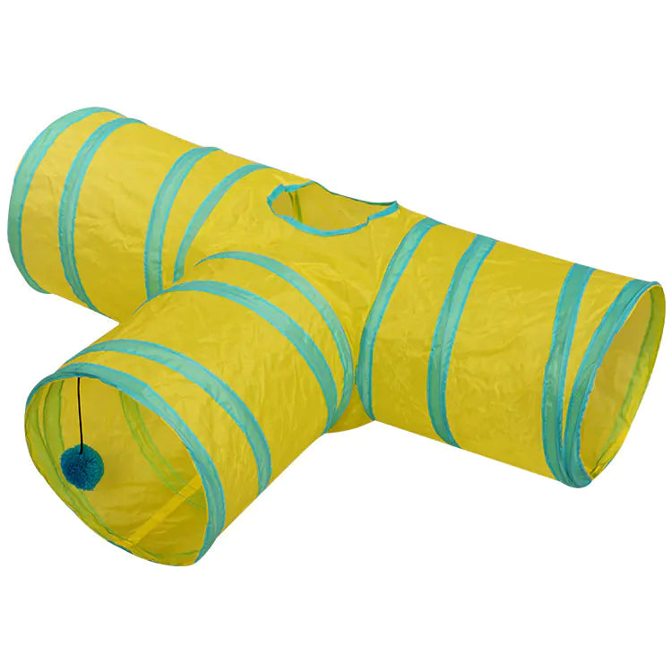 Pet Supplies Cat Crinkle Tunnel Foldable Toy (Variants)