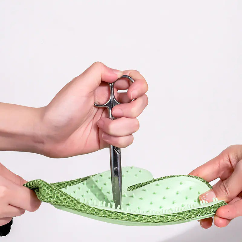 Luvas de silicone para massagem e escovas para remoção de pelos de animais