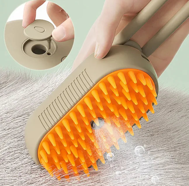 Escova para animais de estimação a vapor (variações de cor)