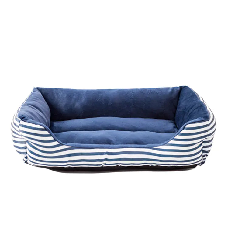 Luxury Retro Square Pet Bed and Sofa for Dogs (Colour & Size Variants)