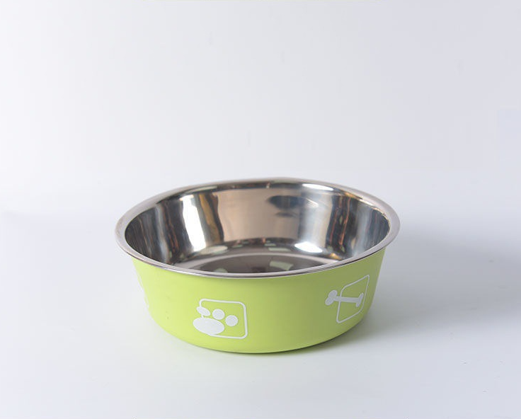 Stainless Steel Durable Pet Food Bowl (Design Variants)