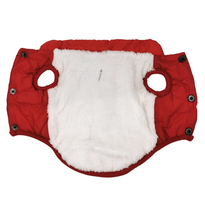 Thickened Warm Cotton Coat Dog Vest for Autumn/Winter