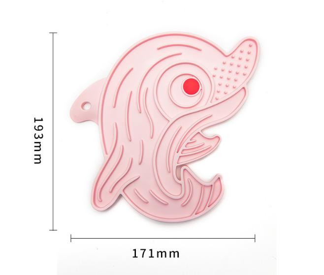 Silicone Slow Food Plate for Dogs and Pets