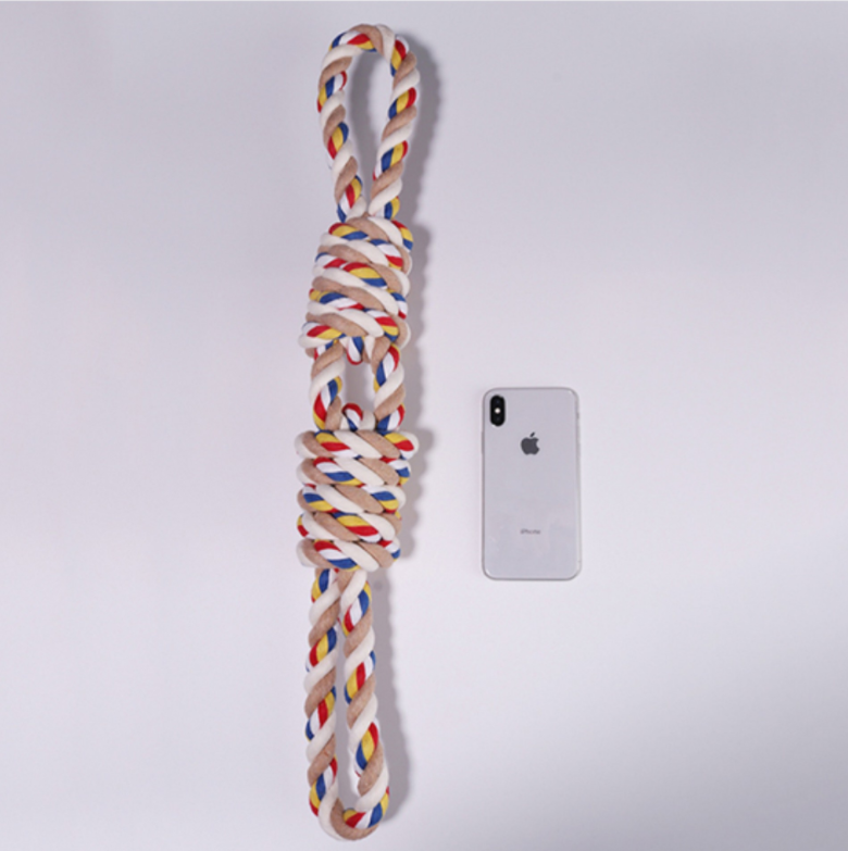 Pet Bite Rope Dog Chew Toy with Teeth Cleaner