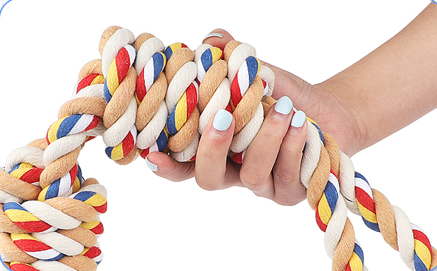 Pet Bite Rope Dog Chew Toy with Teeth Cleaner