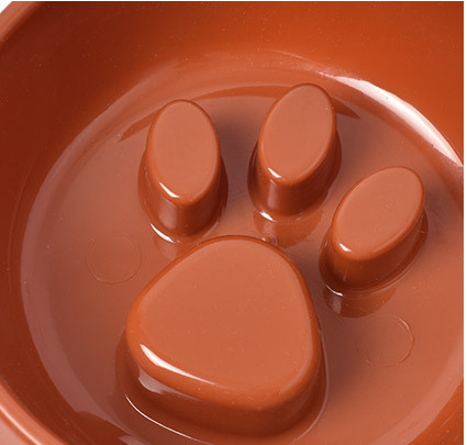 Thickened Plastic Anti-Choke Slow Feed Dog Bowl (Variants)