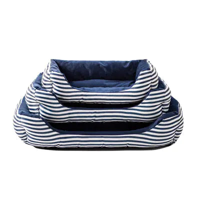Luxury Retro Square Pet Bed and Sofa for Dogs (Colour & Size Variants)