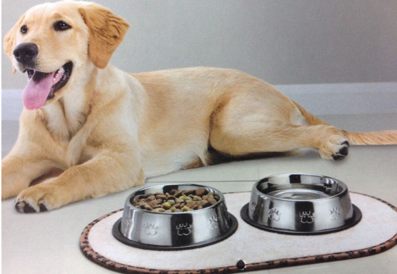 Tapete para comida de animais de estimação, antiderrapante e lavável para cães e gatos