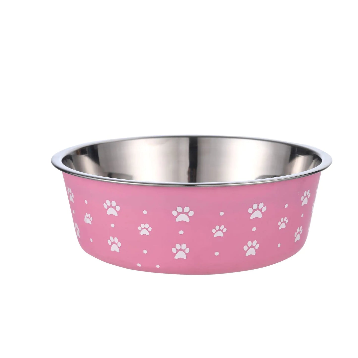 Stainless Steel Durable Pet Food Bowl (Design Variants)
