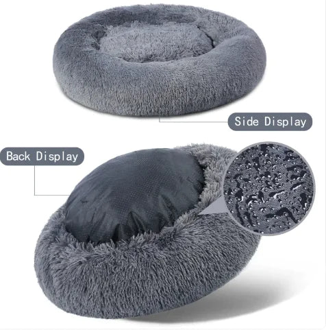Fluffy Donut Pet Bed (Colour Variant)