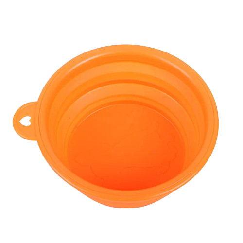 Portable Eco-Friendly Silicone Pet Bowl for Cats & Dogs