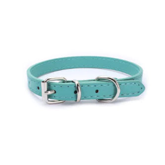 Cat and Dog Collar with Leash (PU Material)