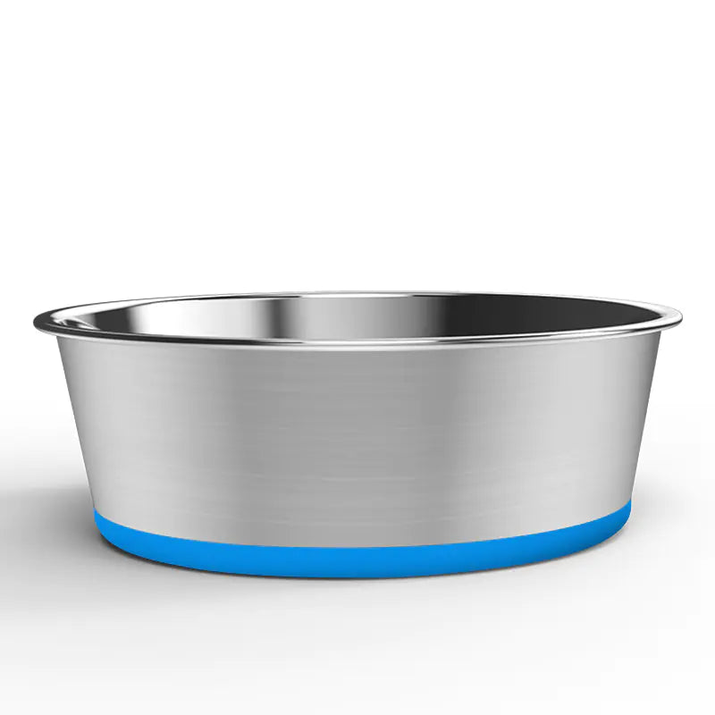Non-Slip Stainless Steel Dog Bowl for Medium & Large Dogs (Colour Variants)