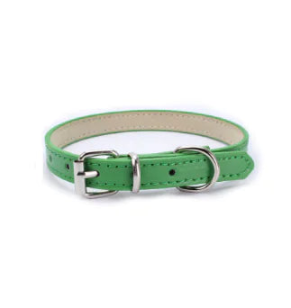 Cat and Dog Collar with Leash (PU Material)