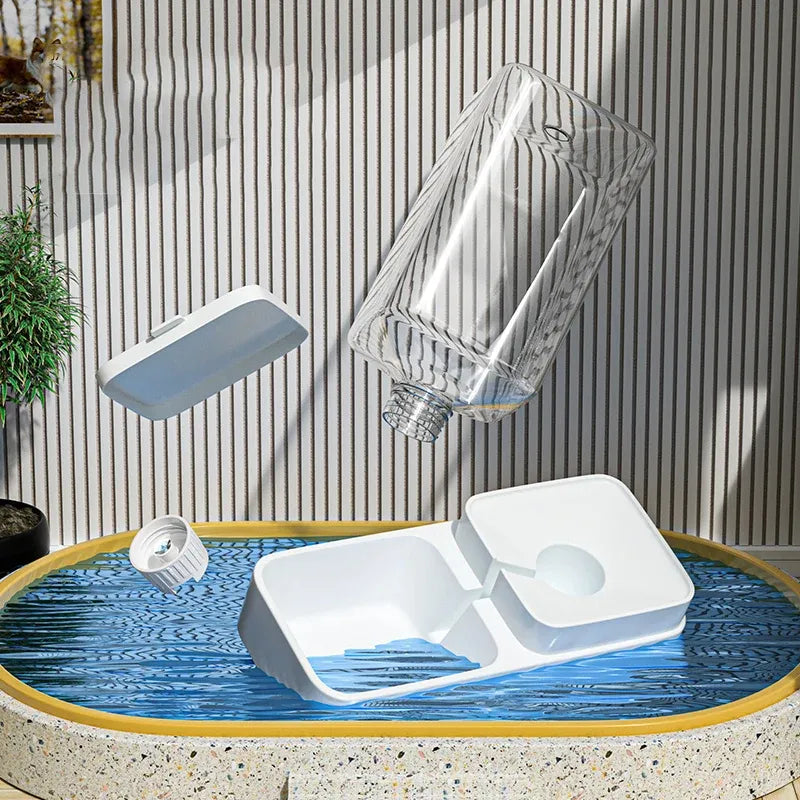 Distribuidores automáticos de comida e água para animais de estimação