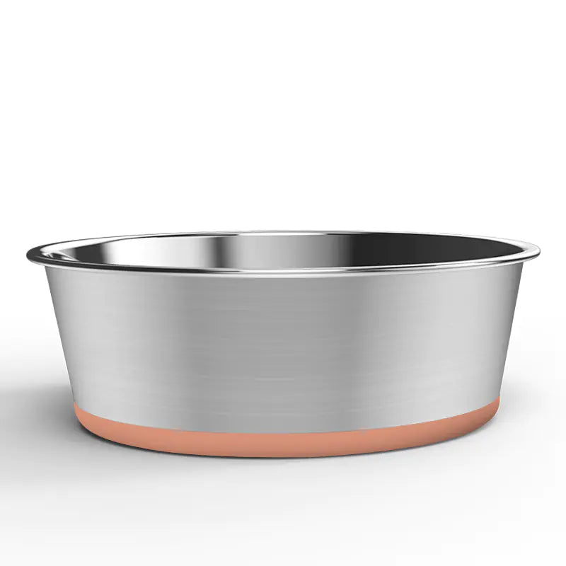 Non-Slip Stainless Steel Dog Bowl for Medium & Large Dogs (Colour Variants)