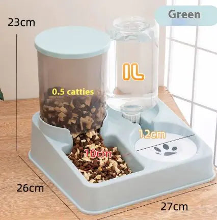 Automatic Pet Food and Water Feeder for Cats and Dogs (Colour Variants)