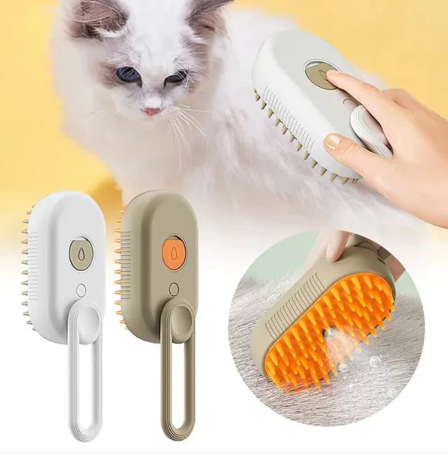 Escova para animais de estimação a vapor (variações de cor)