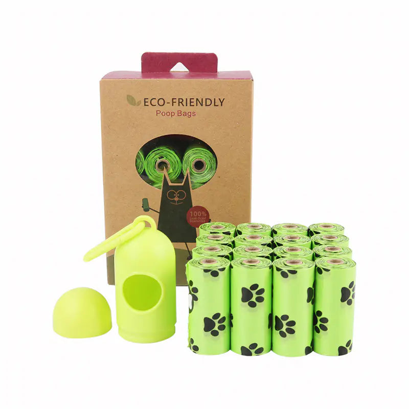 Sacos biodegradáveis para cocó de cão (variações de cor e quantidade)