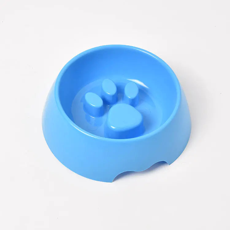 Thickened Plastic Anti-Choke Slow Feed Dog Bowl (Variants)