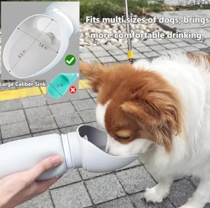 Dispensador de água para animais de estimação de viagem