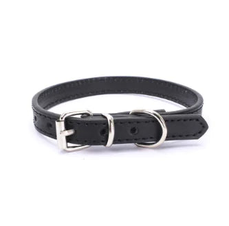 Cat and Dog Collar with Leash (PU Material)