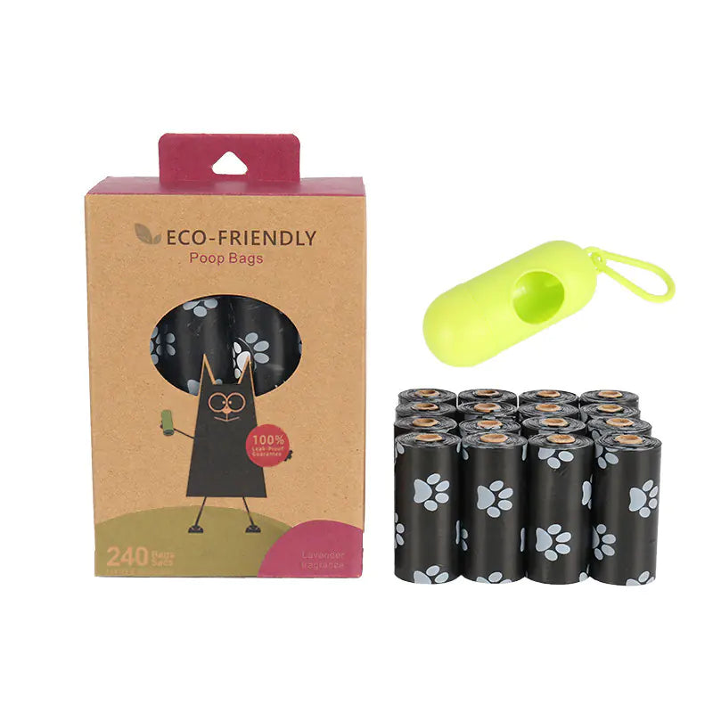 Sacos biodegradáveis para cocó de cão (variações de cor e quantidade)