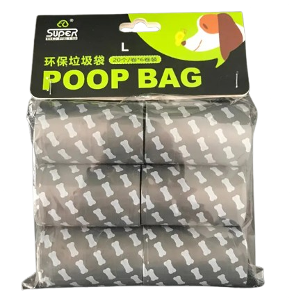 Embalagem de sacos para deposição de fezes de cão (tamanho: S ou L)