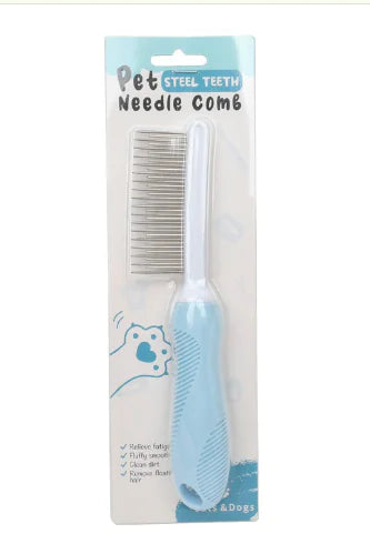 Pente de agulha para limpeza de pelos de animais de estimação (peça única)