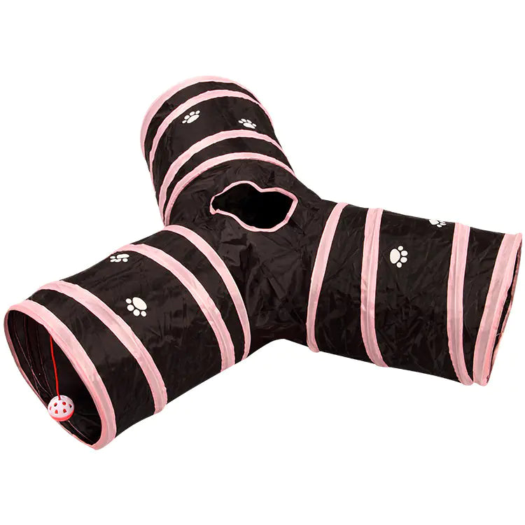 Pet Supplies Cat Crinkle Tunnel Foldable Toy (Variants)