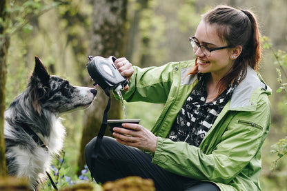 Coleira Essential com Garrafa de Água Integrada para Animais de Estimação